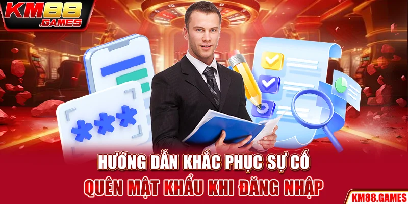 Hướng dẫn khắc phục sự cố quên mật khẩu khi đăng nhập